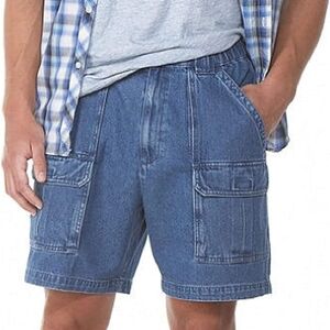 Outdoor Life Blue Cargo Shorts Utility Style